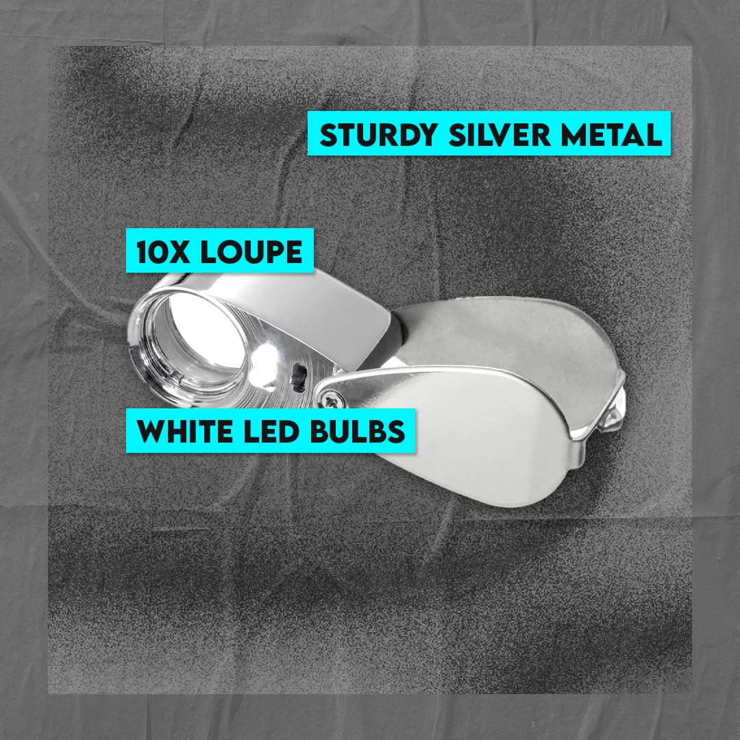 Amazon.com: SE Professional 10X Illuminated Loupe with 18mm